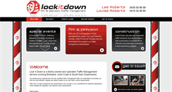 Desktop Screenshot of lockitdown.net.au