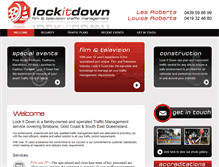 Tablet Screenshot of lockitdown.net.au